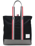 Thom Browne Leather Base Unstructured Tote Bag - Blue