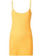 Nagnata Retro Stripe Mini Dress - Yellow
