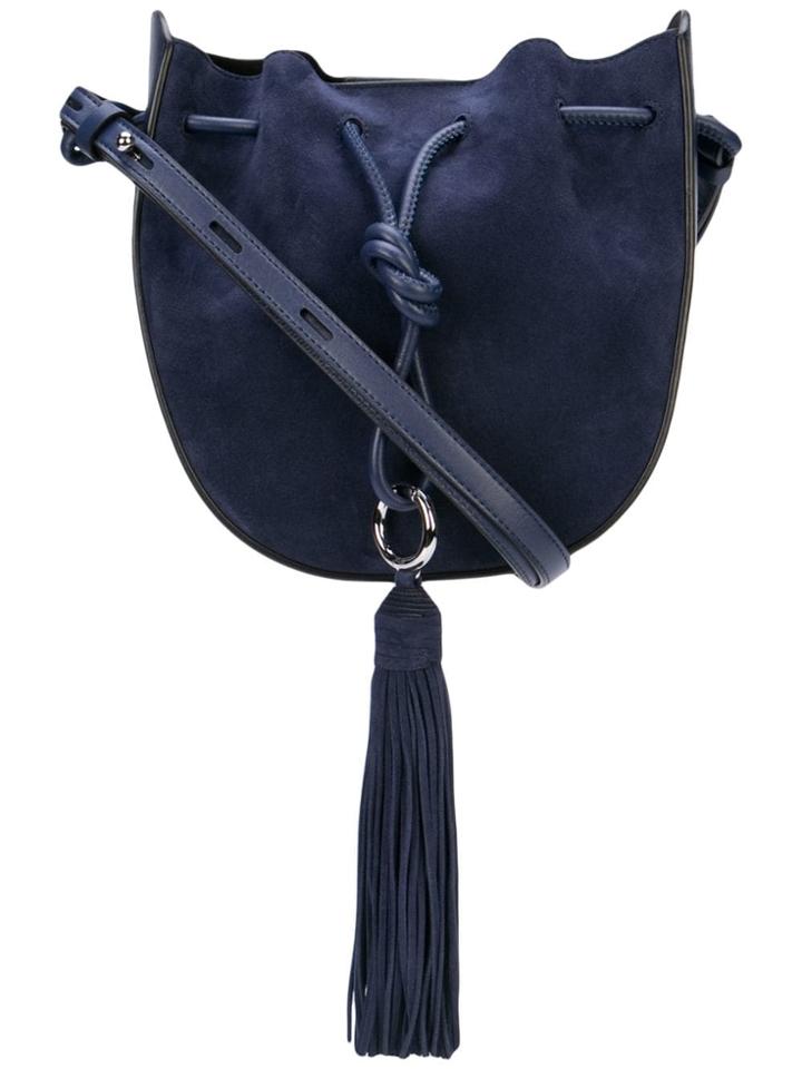Rebecca Minkoff Cross Body Bucket Bag - Blue