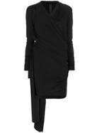 Ilaria Nistri Ruched Wrap Dress - Black