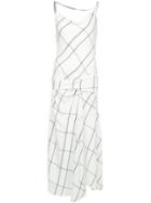 Bianca Spender Check Florina Dress - White