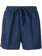 Calvin Klein Underwear Logo Side Panel Swim Shorts - Blue