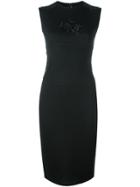 Ermanno Scervino Embellished Fitted Dress - Black