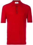 Pringle Of Scotland Knitted Polo Shirt - Red