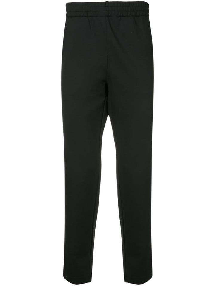 Makavelic Stripe Detail Track Pants - Black