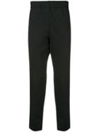 Makavelic Stripe Detail Track Pants - Black