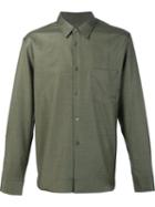 Comme Des Garçons Homme Plus Plain Shirt, Men's, Size: Medium, Green, Wool