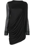 Rick Owens Lilies Perfectly Fitted Blouse - Black
