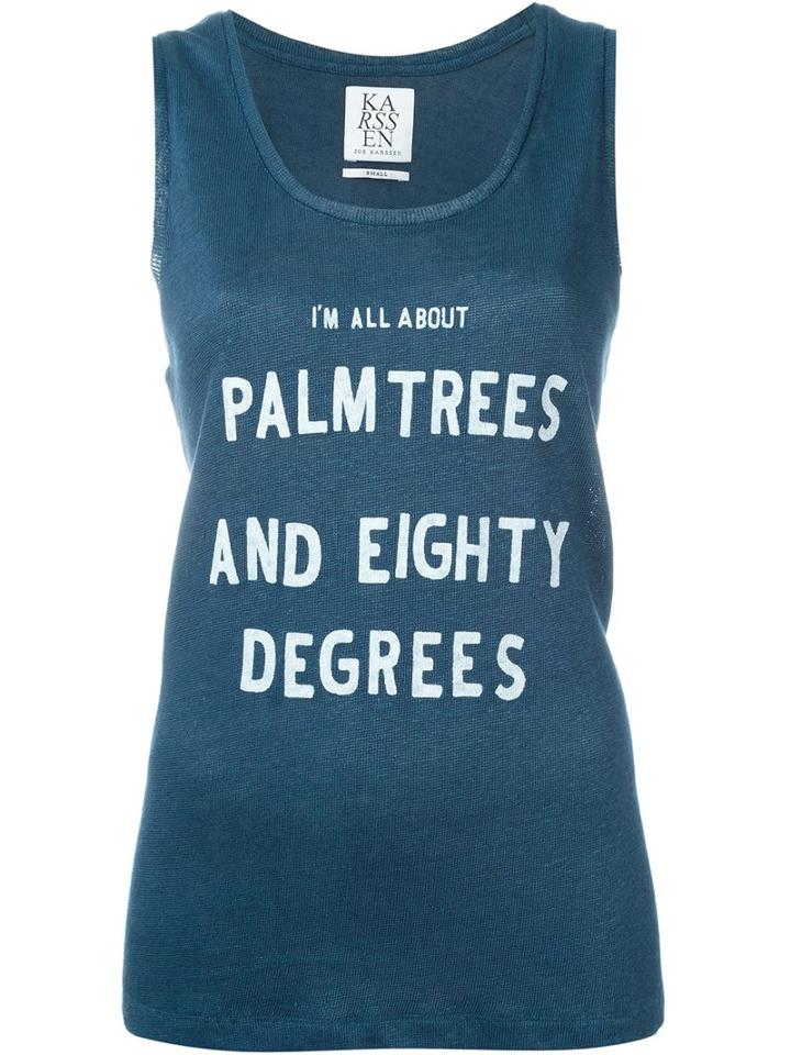 Zoe Karssen Printed Tank Top