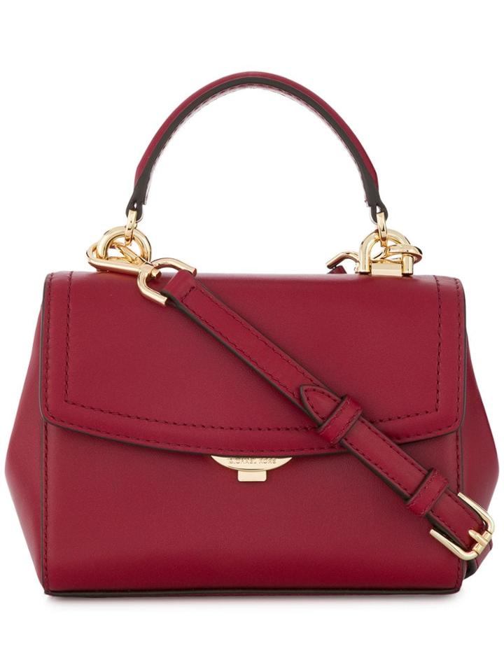 Michael Michael Kors Ava Extra-small Leather Crossbody Bag - Red