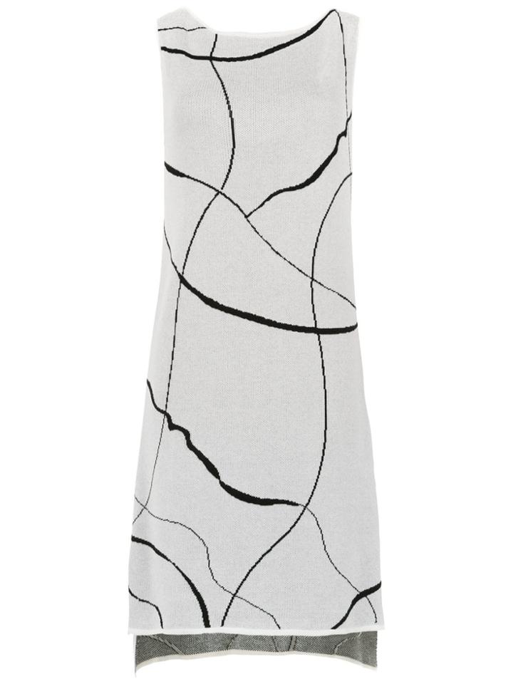 Mara Mac Midi Knitted Dress - Grey