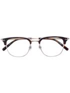Matsuda Square Glasses - Brown