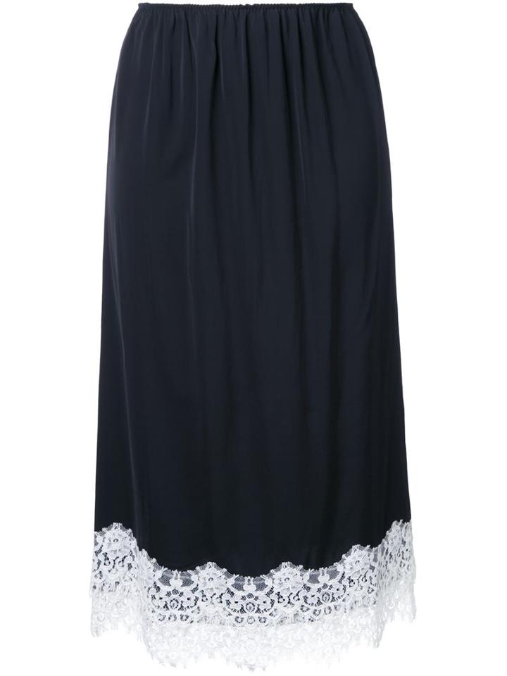 Le Ciel Bleu 'lingerie Like' Skirt
