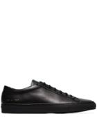 Common Projects Black Achilles Leather Low-top Sneakers
