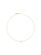 Zoë Chicco 14kt Yellow B Initial Necklace - Gold