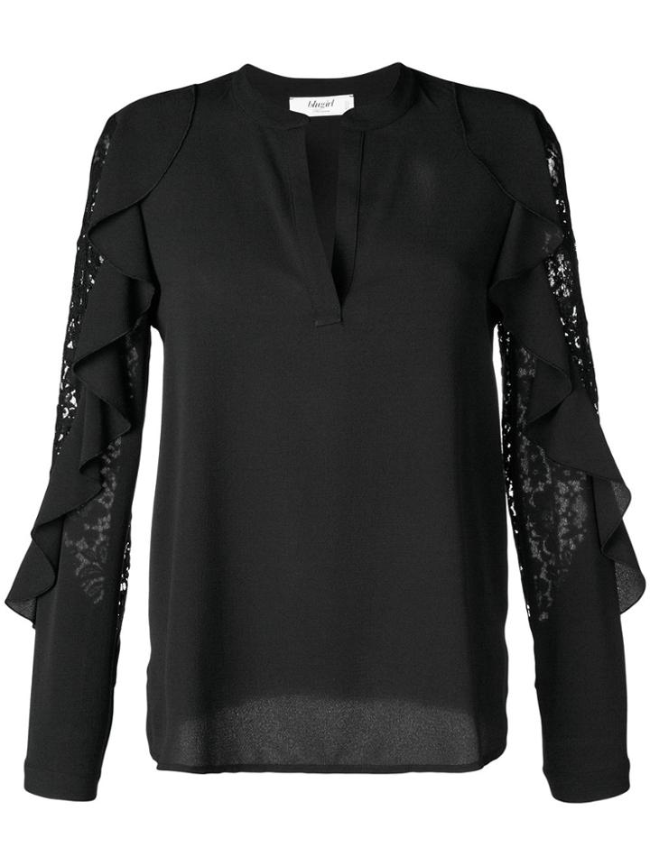Blugirl Lace Detail Blouse - Black