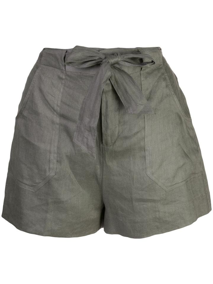 Equipment Tie Waist Shorts - Green