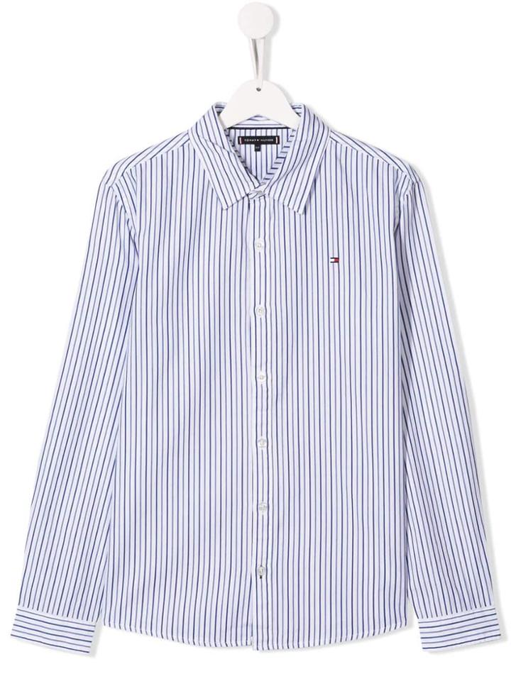 Tommy Hilfiger Junior Stripe Shirts - White