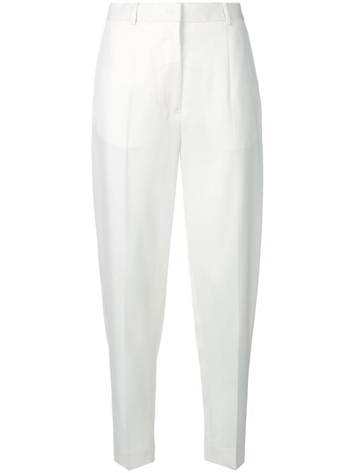 Jil Sander Skinny-fit Tailored Trousers - White
