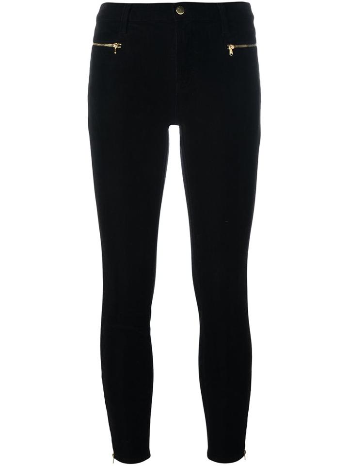 J Brand Skinny Trousers, Women's, Size: 25, Black, Cotton/modal/polyester/polyurethane