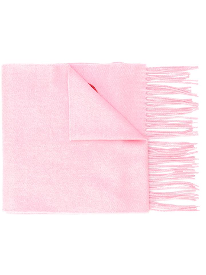 Gucci Loved Cashmere Blend Scarf - Pink & Purple