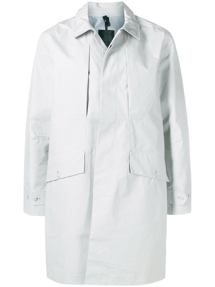 The North Face Classic Fitted Trench Coat - Grey
