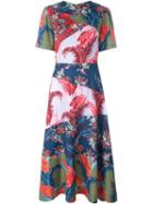 House Of Holland Panel Print Long Dress