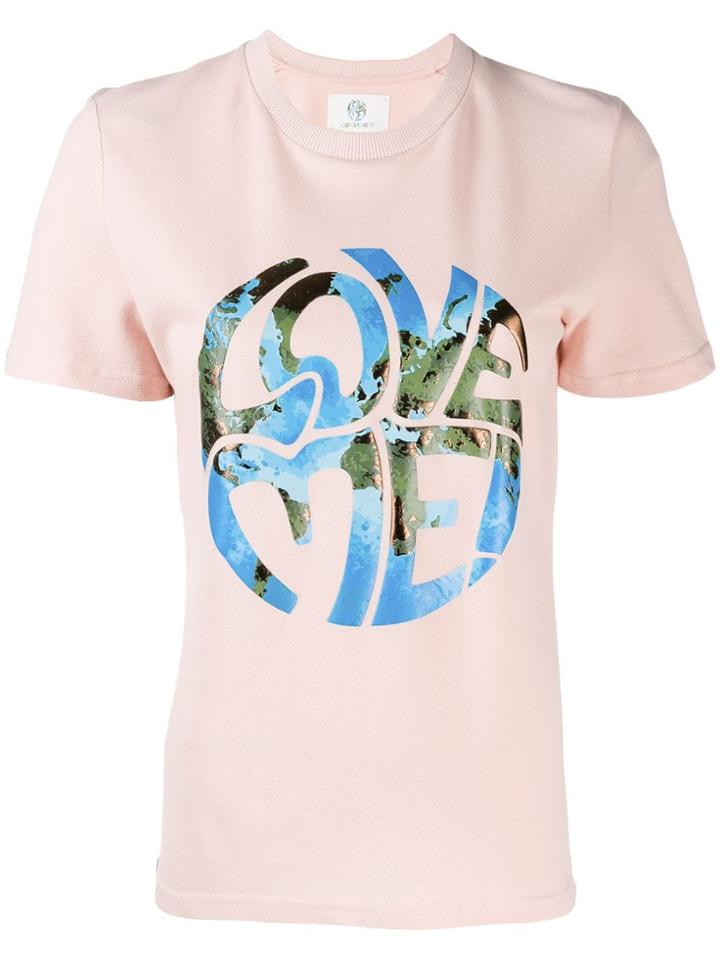 Alberta Ferretti Love Me! Printed T-shirt - Pink