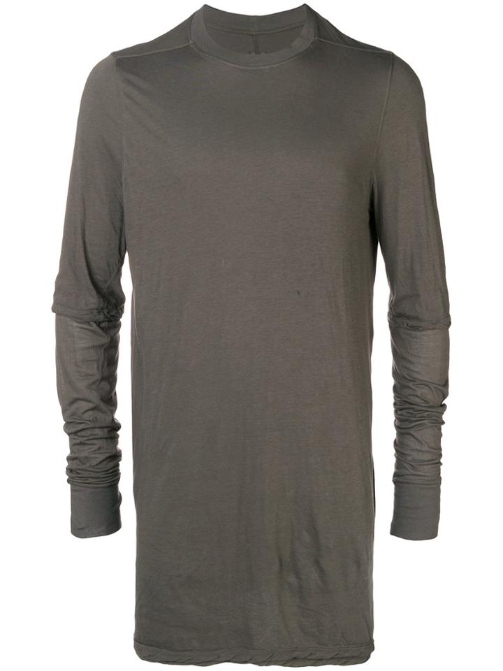 Rick Owens Drkshdw Oversized Long-sleeve Sweater - Green