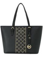 Michael Michael Kors Jet Set Travel Grommeted Tote - Black