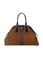 Gucci Re(belle) Large Top Handle Tote - Brown