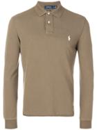 Polo Ralph Lauren Long Sleeve Polo Shirt - Brown