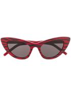 Saint Laurent Eyewear Lily Sunglasses - Red