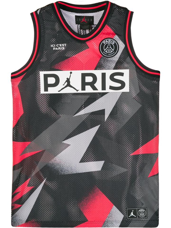 Nike Paris Mesh Basketball Vest - Black