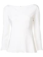 Peter Cohen 'part' Blouse, Women's, Size: Large, White, Silk