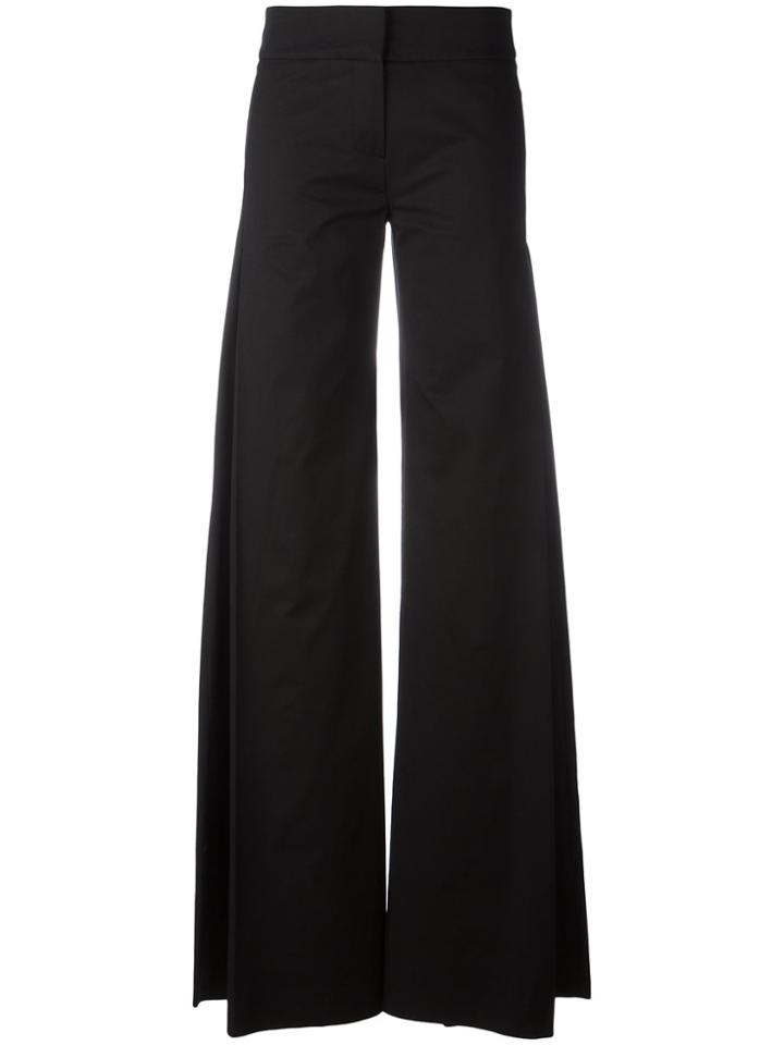 Io Ivana Omazic Elongated Palazzo Trousers - Black