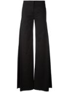 Io Ivana Omazic Elongated Palazzo Trousers - Black