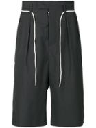 Maison Margiela Long Pleated Shorts - Grey