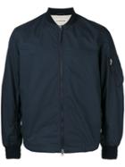Universal Works Classic Bomber Jacket, Men's, Size: Small, Blue, Cotton/polyester