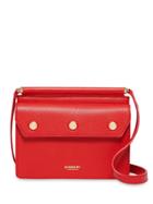Burberry Mini Leather Title Bag - Red