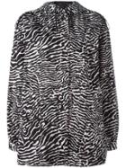 Giamba Zebra Print Jacket - Black