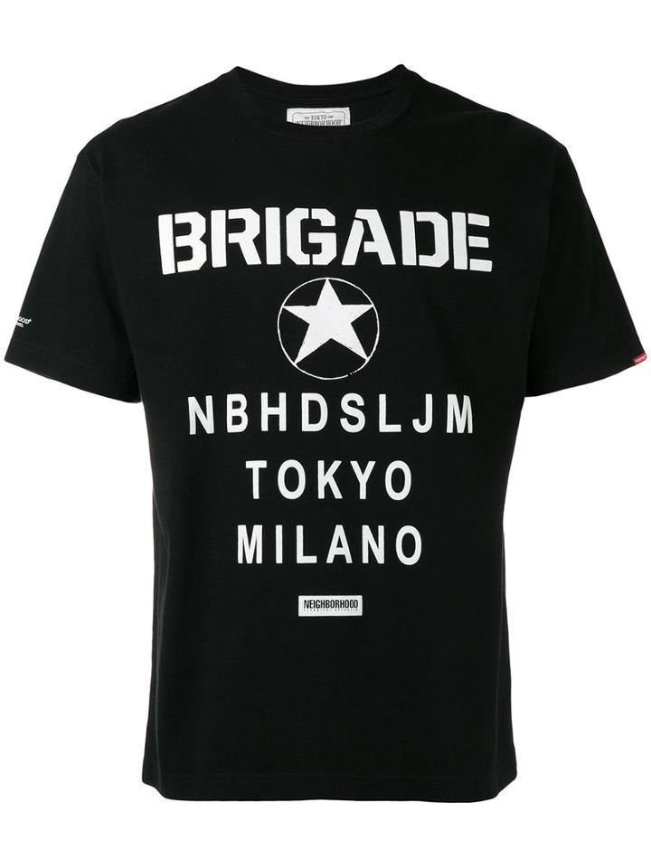 Neighborhood Star Graphic Print T-shirt, Men's, Size: Large, Black, Cotton