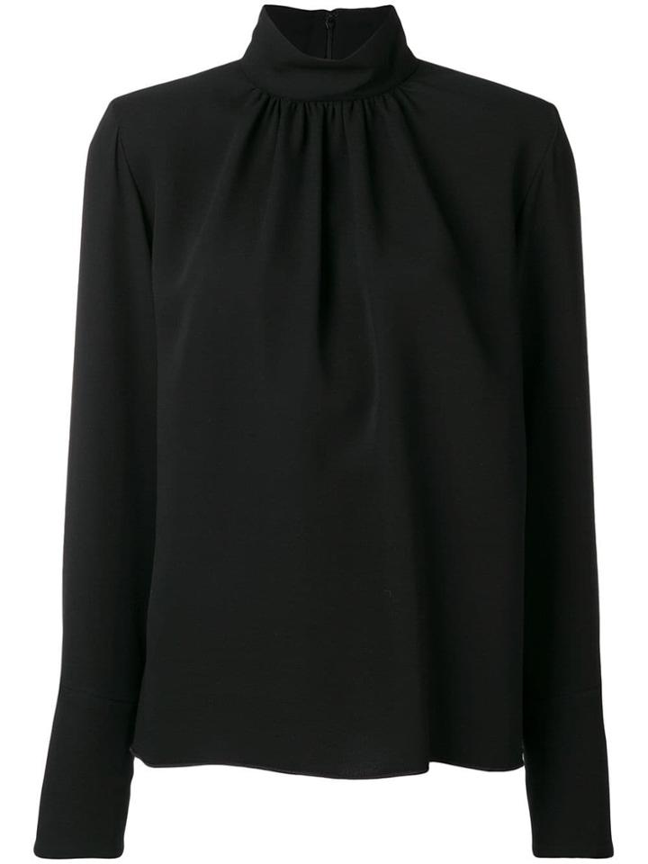 Marc Jacobs Stand-up Collar Blouse - Black
