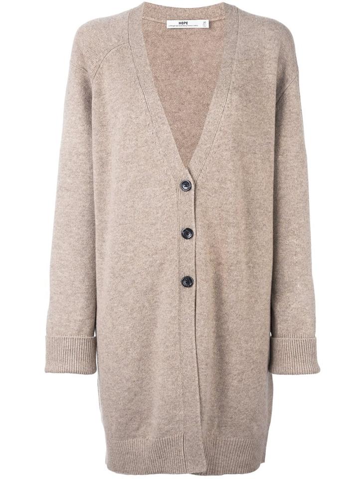 Hope 'all Cardy' Cardigan, Women's, Size: 38, Nude/neutrals, Polyamide/lambs Wool