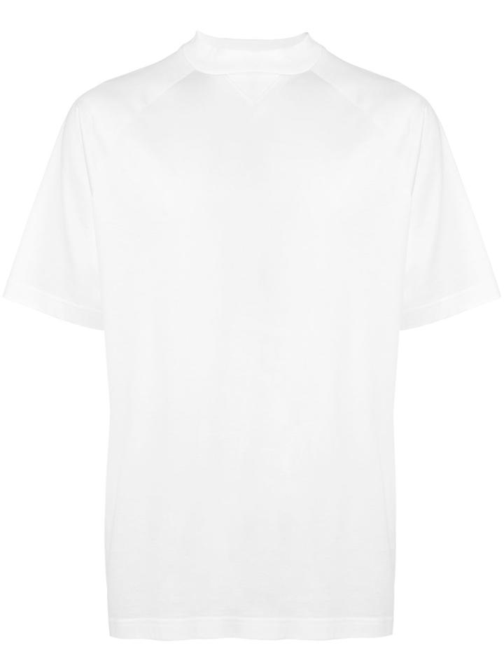 Sacai Short Sleeve Raglan Sweatshirt - White