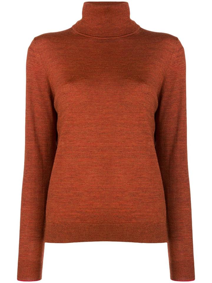 Ps By Paul Smith Turtleneck Sweater - Orange