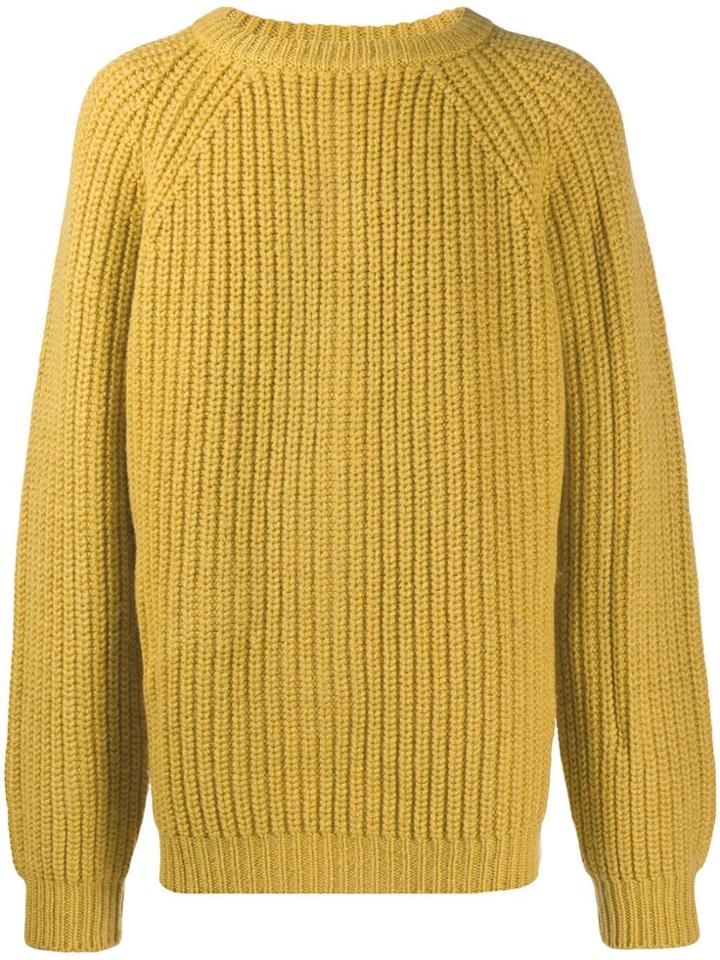 Marni Oversized Chunky Jumper - Yellow
