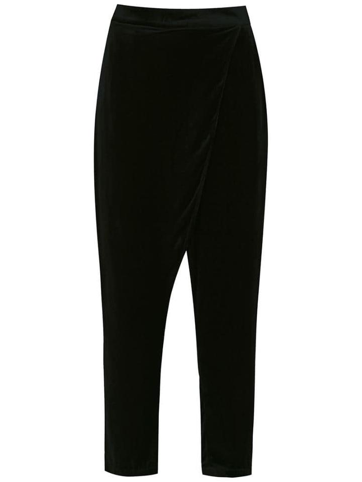 Uma Raquel Davidowicz Velvet Cleo Pants - Black