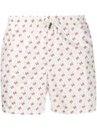 Fefè Crab Print Swim Shirts - White
