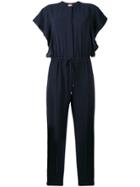 Max Mara Studio Relaxed Fit Jumpsuit - Blue
